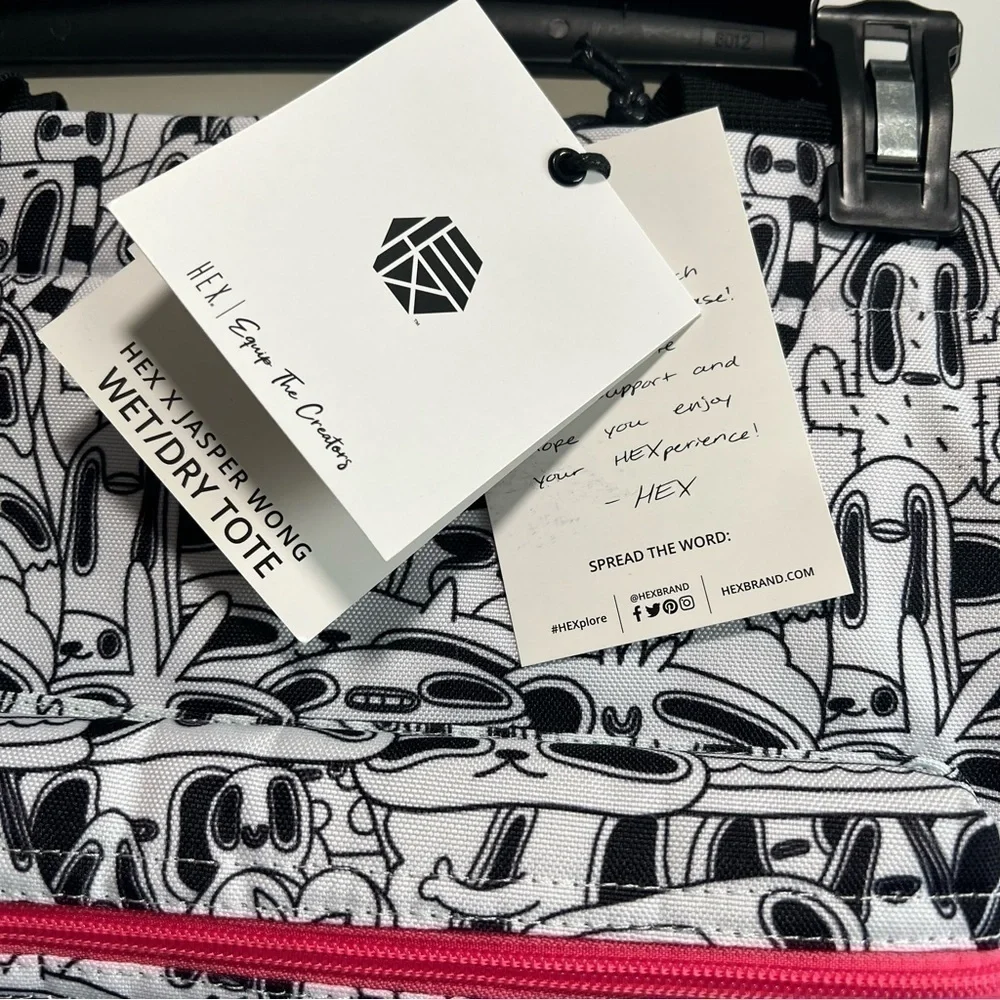 HEX X JASPER WONG WET DRY TOTE, New with Tags